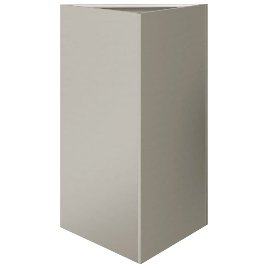 Plantenbakken 2 st driehoek 50x43x75 cm cortenstaal