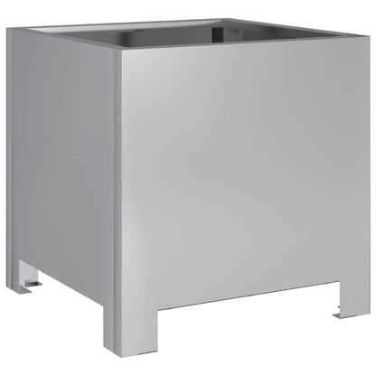 Plantenbakken 2 st 30x30x30 cm gegalvaniseerd staal