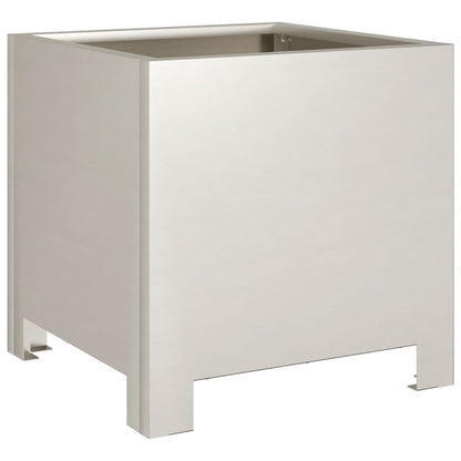 Plantenbakken 2 st 30x30x30 cm cortenstaal