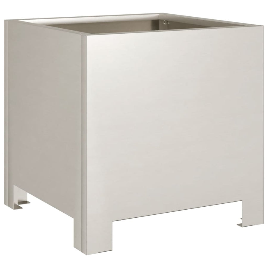 Plantenbakken 2 st 30x30x30 cm cortenstaal