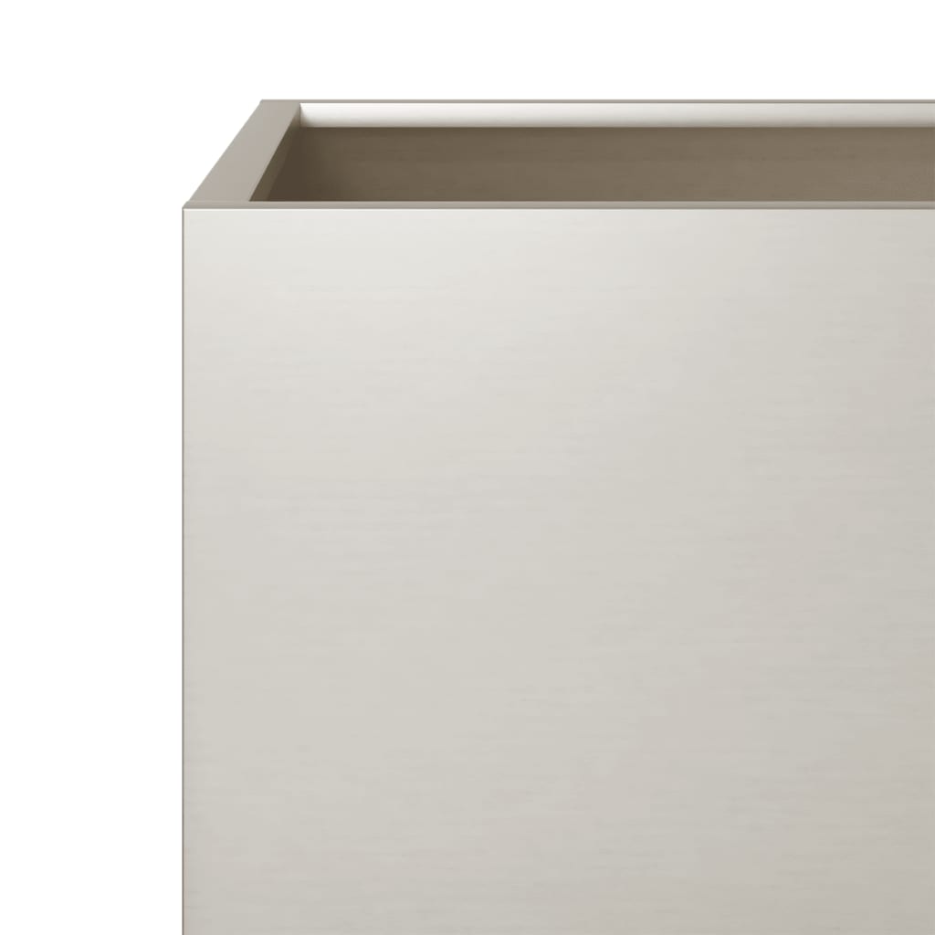 Plantenbakken 2 st 30x30x30 cm cortenstaal