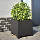 Planter 40x40x40 cm steel black