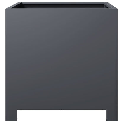 Plantenbak 40x40x40 cm staal antracietkleurig