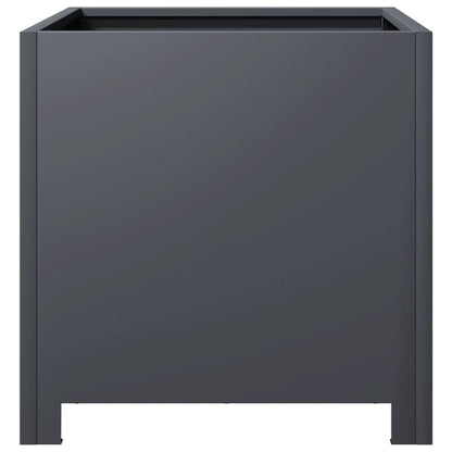 Plantenbak 40x40x40 cm staal antracietkleurig