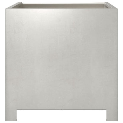 Plantenbakken 2 st 40x40x40 cm roestvrij staal
