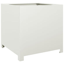 Plantenbak 50x50x50 cm staal wit
