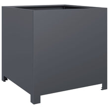 Plantenbak 50x50x50 cm staal antracietkleurig