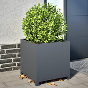 Plantenbak 50x50x50 cm staal antraciet