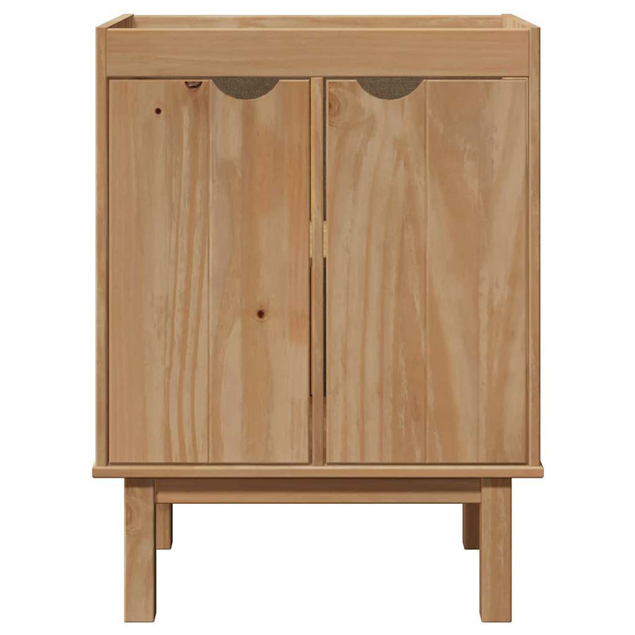 Wastafelkast Otta 59X40X80 Cm Massief Grenenhout