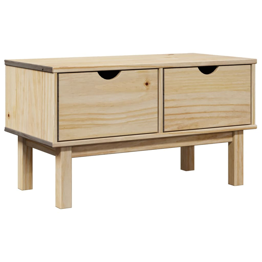 Gangbankje OTTA 80x40x45 cm massief grenenhout