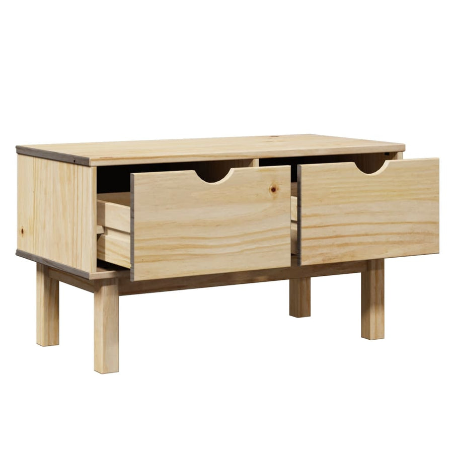 Gangbankje OTTA 80x40x45 cm massief grenenhout