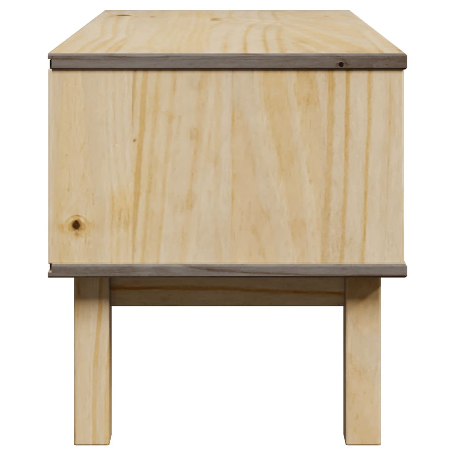 Gangbankje OTTA 80x40x45 cm massief grenenhout