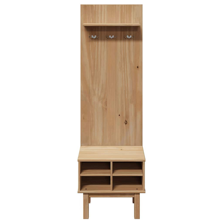 Gangkast Otta 50X40X160 Cm Massief Grenenhout