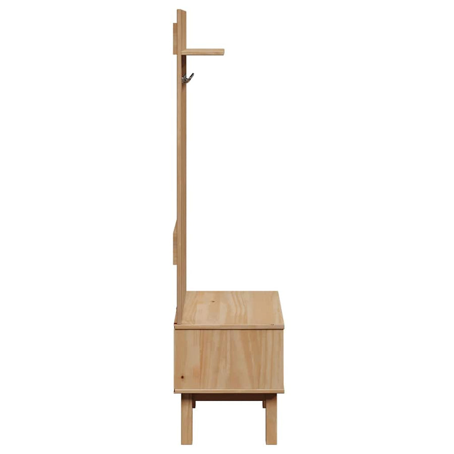 Gangkast Otta 50X40X160 Cm Massief Grenenhout