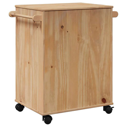 Keukentrolley Otta 59X45X80 Cm Massief Grenenhout