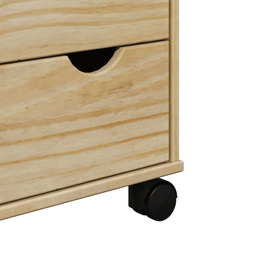 Keukentrolley OTTA 71x45x80 cm massief grenenhout