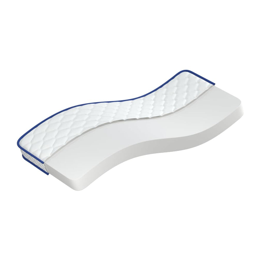 Traagschuimmatras 80x160x17 cm wit