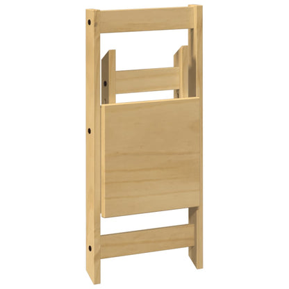 Eetkamerstoelen 4 st Corona inklapbaar grenenhout wasbruin
