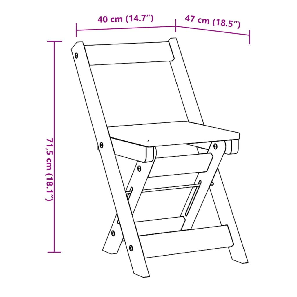 Eetkamerstoelen 4 st Corona inklapbaar grenenhout wasbruin