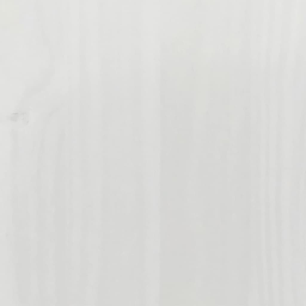 Eetkamerstoelen 4 st Corona inklapbaar massief grenenhout wit