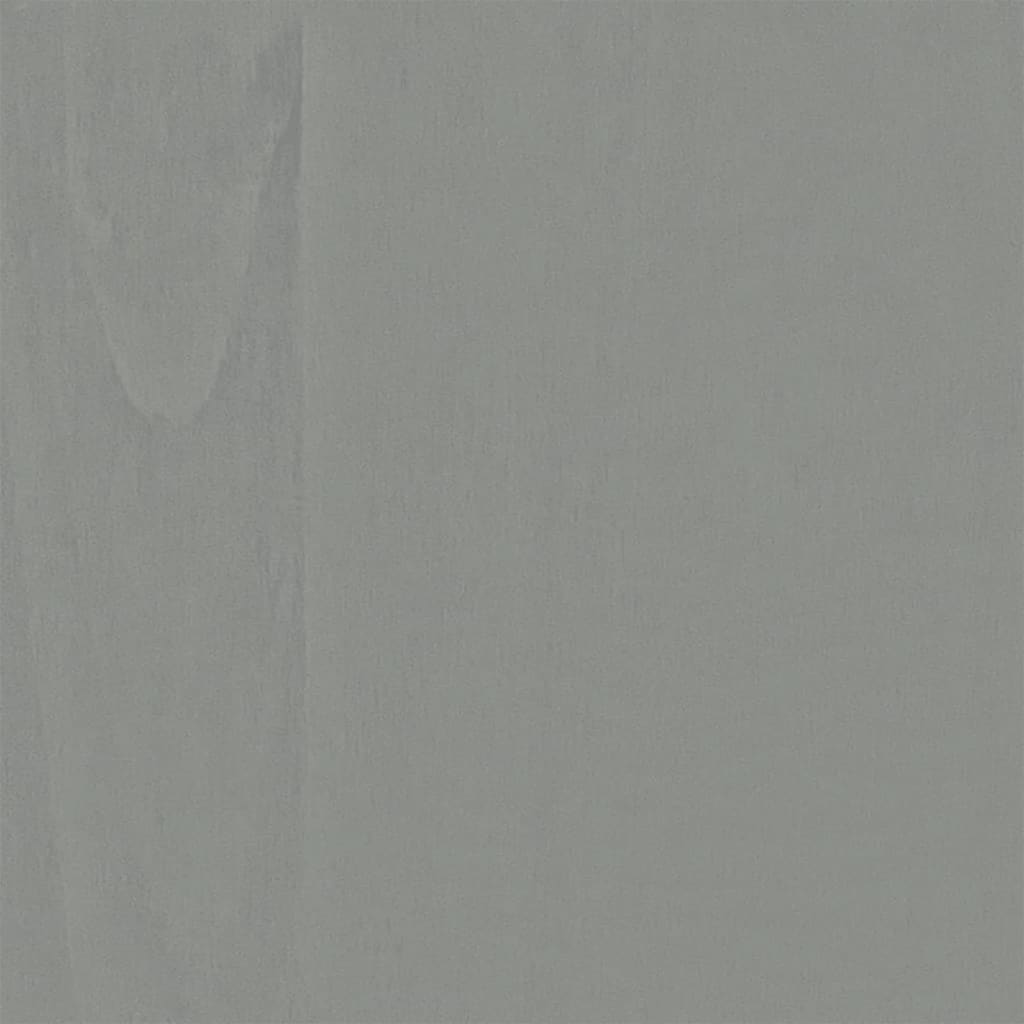 Eetkamerstoelen 4 st Corona inklapbaar massief grenenhout grijs