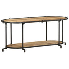 Tv-meubel 100x42x40 cm mangohout ijzer