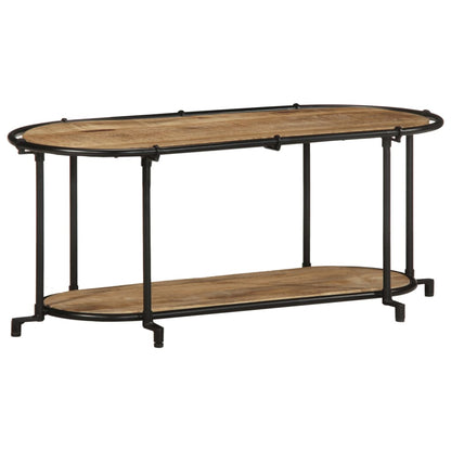 Tv-meubel 100x42x40 cm massief ruw mangohout