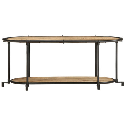 Tv-meubel 100x42x40 cm massief ruw mangohout