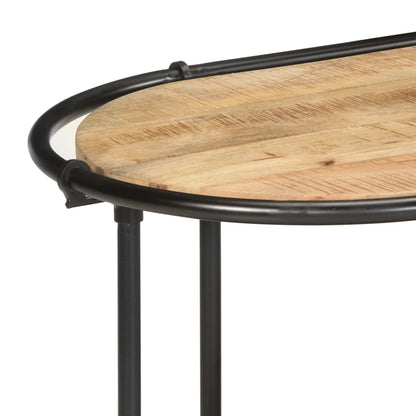 Tv-meubel 100x42x40 cm massief ruw mangohout