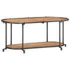 Tv-meubel 100x42x40 cm massief acaciahout zwart