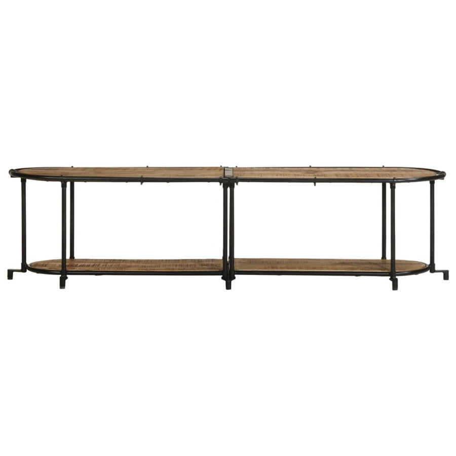 Tv-meubel 160x42x40 cm massief ruw mangohout