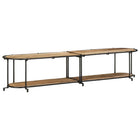 Tv-meubel 200x42x40 cm massief ruw mangohout