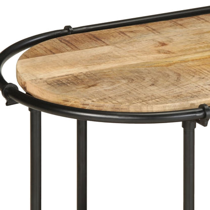 Tv-meubel 200x42x40 cm massief ruw mangohout