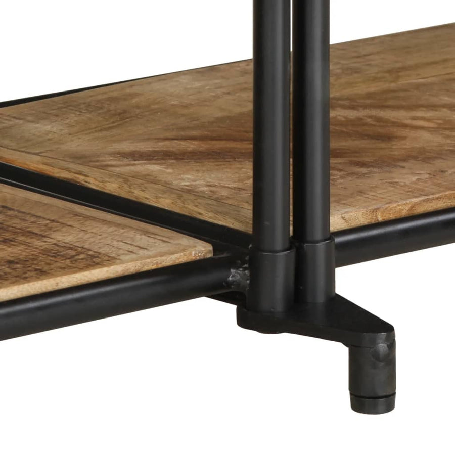 Tv-meubel 200x42x40 cm massief ruw mangohout