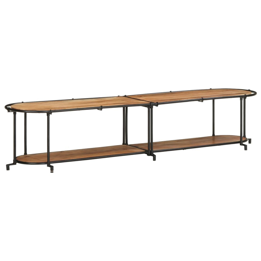 Tv-meubel 200x42x40 cm massief acaciahout