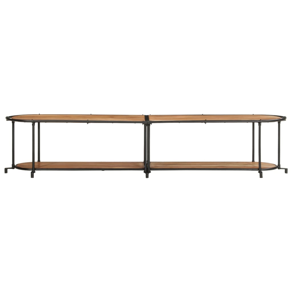 Tv-meubel 200x42x40 cm massief acaciahout