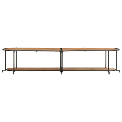 Tv-meubel 200x42x40 cm massief acaciahout