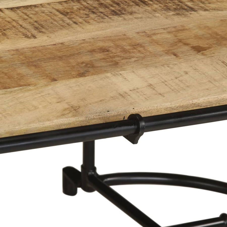 Salontafel 110x55x40 cm massief ruw mangohout