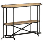 Console table 110x42x76 cm solid rough mango wood