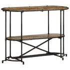 Console table 110x42x76 cm solid reclaimed wood