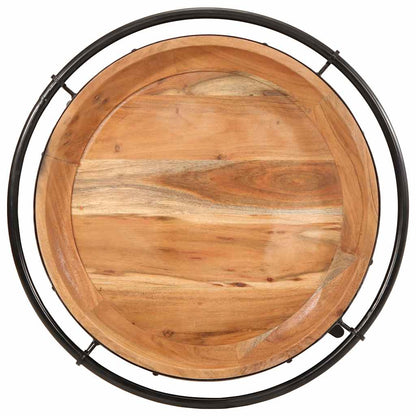 Bijzettafel Ø55x60 cm massief acaciahout