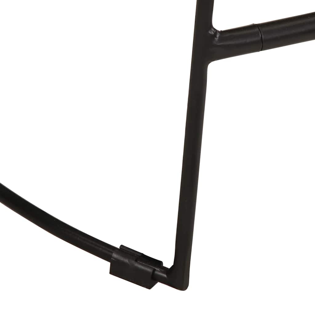 Barkrukken 2 st 49x43x79 cm massief mangohout