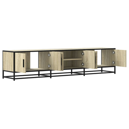 Tv-meubel 180x35x41 cm bewerkt hout sonoma eikenkleurig