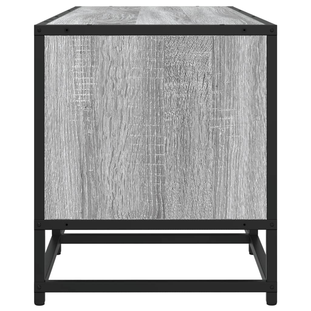 Tv-meubel 180x35x41 cm bewerkt hout grijs sonoma eikenkleurig