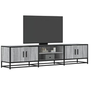 Tv-meubel 180x35x41 cm bewerkt hout grijs