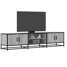 Tv-meubel 180x35x41 cm bewerkt hout grijs sonoma eikenkleurig