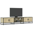 Tv-meubel 210x35x41 cm bewerkt hout sonoma eiken