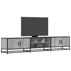 Tv-meubel 210x35x41 cm grijs sonoma eiken bewerkt hout