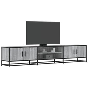 Tv-meubel 210x35x41 cm grijs sonoma eiken bewerkt hout