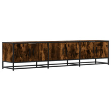Tv-meubel 180x35x41 cm bewerkt hout gerookt eikenkleurig